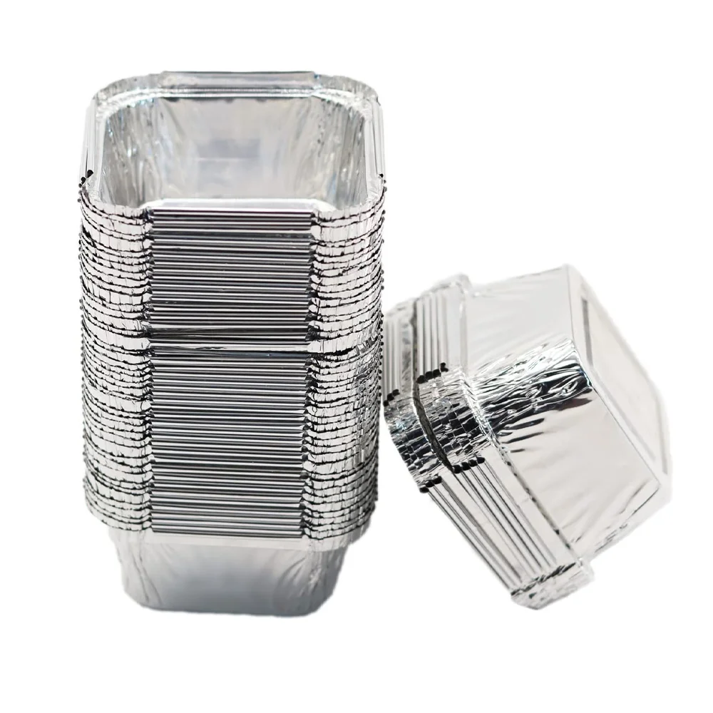 Disposable Rectangle Aluminum Foil Container Kitchen Cake Aluminum Foil Baking Tray/pan