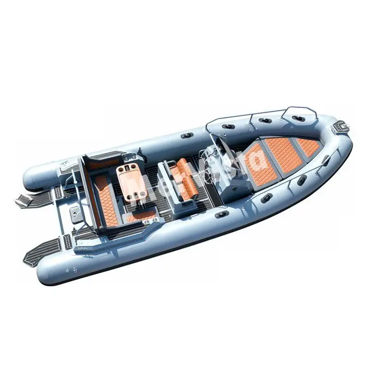 Лидер продаж, Роскошные роскошные 23-футовые алюминиевые ребрышки RHIB 700 ПВХ/ORCA Hypalon надувные лодки для продажи