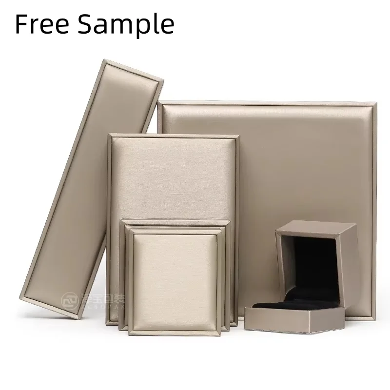 China Manufactory storage plastic blue gift jewelry advertising packing display lcd ring jewellery box free sample