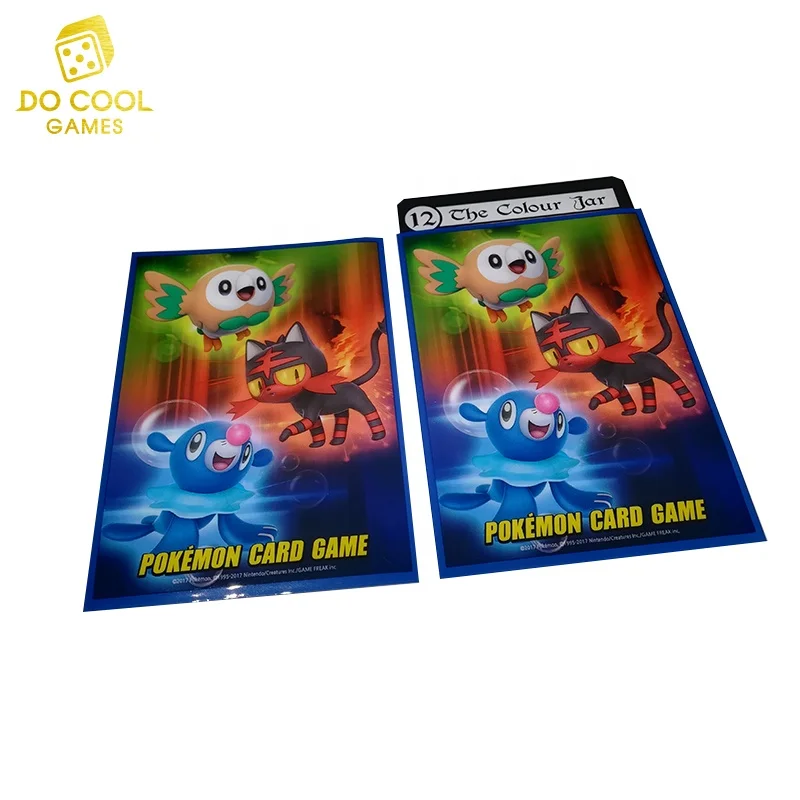 4C printing game playing card protector for board game