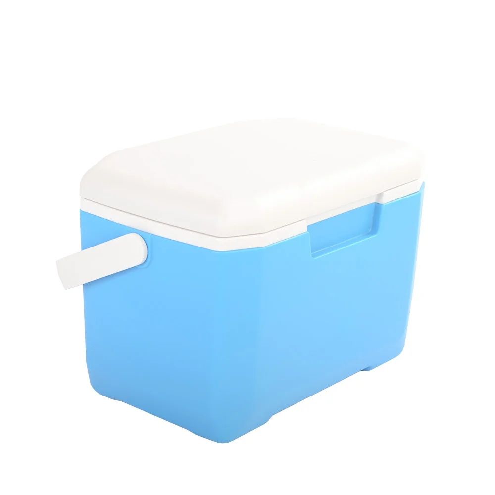 Factory price 6L  outdoor beer ice cooler box continuously field bar hard shell cooler box portable food cooler box For Picnic