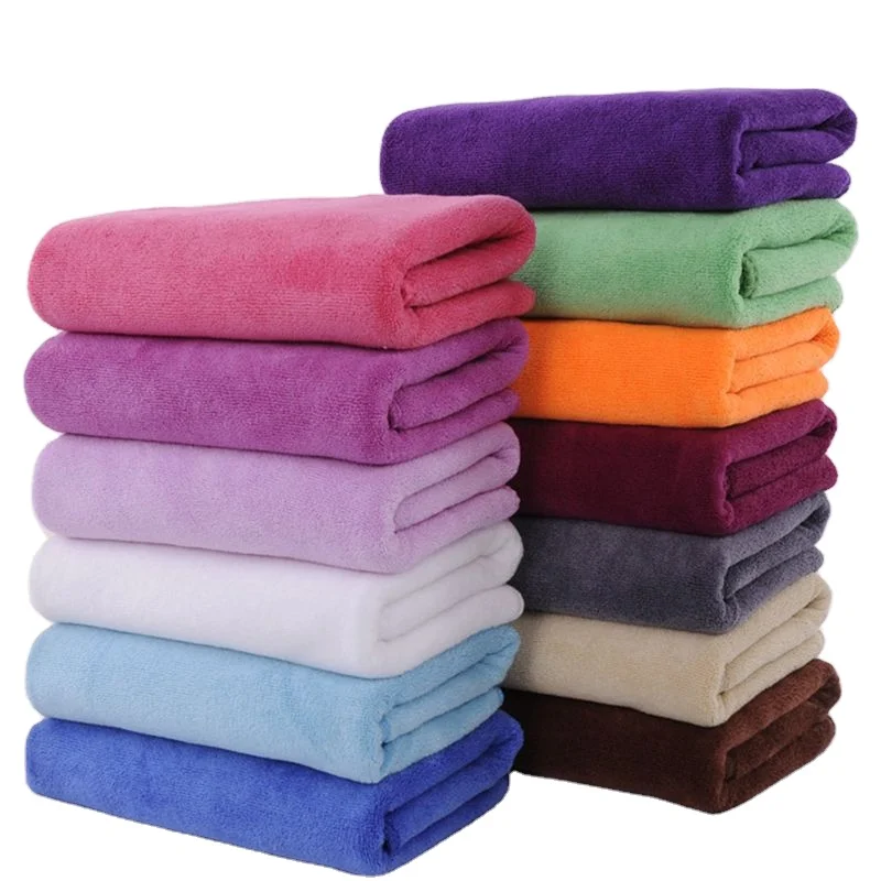 Hot selling High quality Microfiber Fabric Bath Towel hotel towels Customized Size and Logo