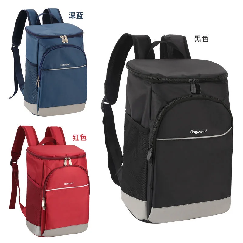 Wholesale Insulated Backpack food delivery Cooler backpack waterproof  polyester thermal lunch  Cooler bag  for 28 Cans