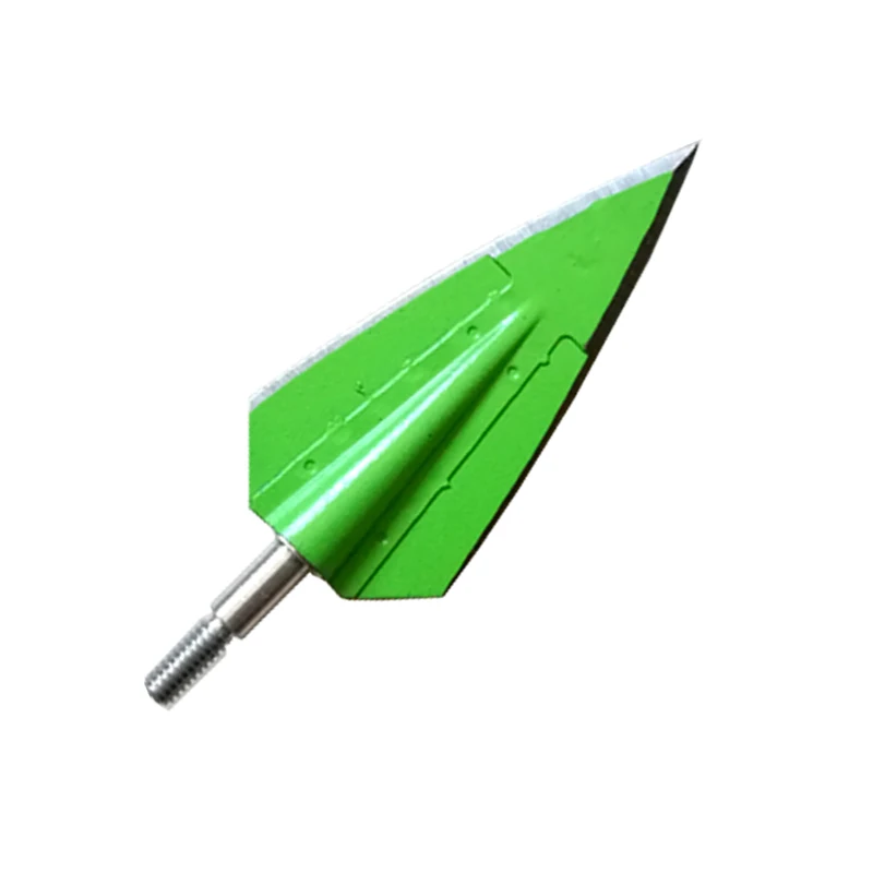 Archery Arrow 160 Grain Broadsword Green Hunting Broadhead Green Arrow Man Compound Bow