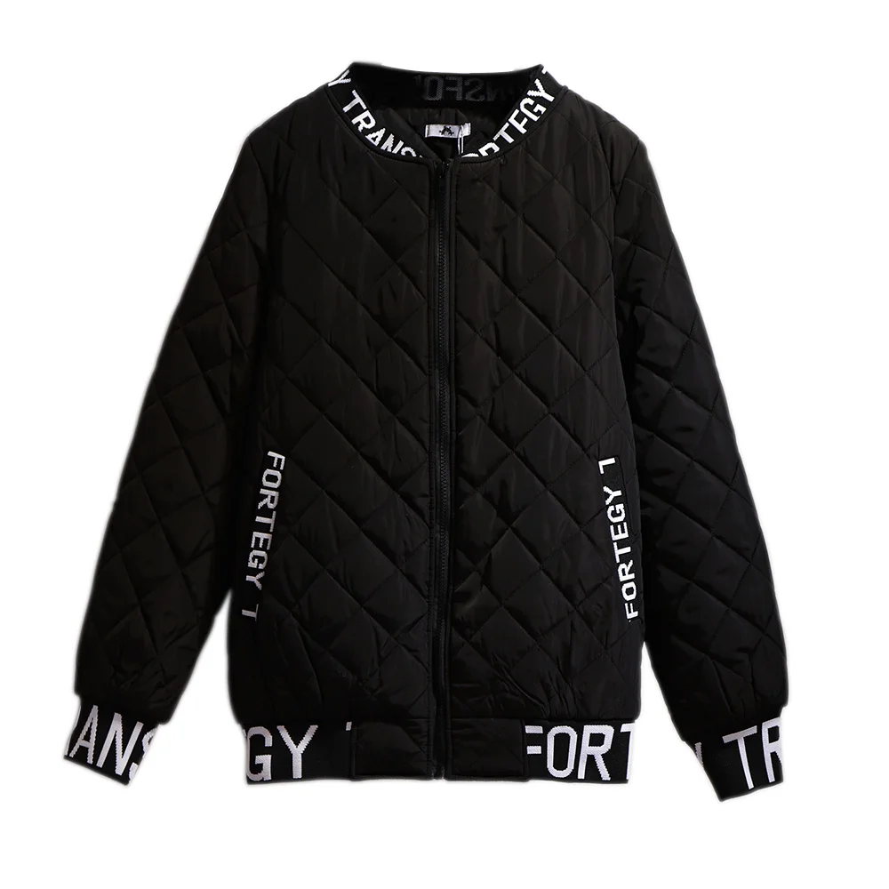 Зимнее хлопковое пальто новинка оптовая продажа большое женское утолщенное бейсбольное свободное и удобное обычное в клетку 65% для взрослых