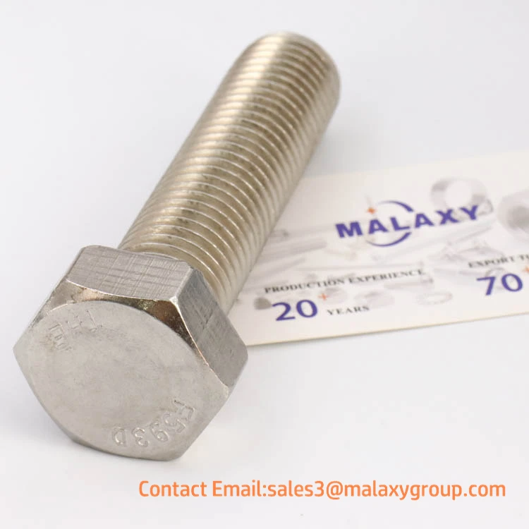 MALAXY Stainless Steel Bolt and Nut M16 X 100 M10x125 316 Grade M38 M26 Perno Hexagonal M8x2 M32 Bolts 5.8 Fasteners