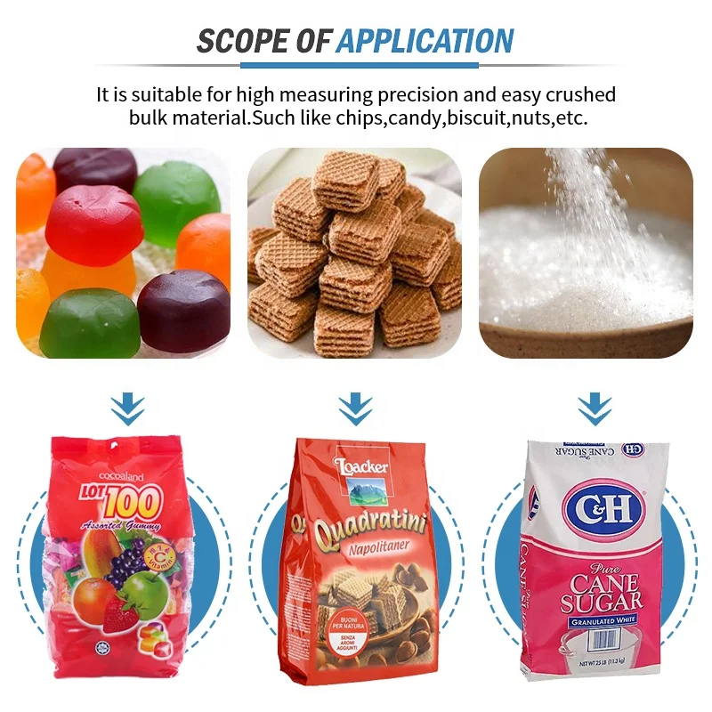 Shengwei Machinery wholesale Sweet Gummi Pack Machine Toffee Hard Candy Packing Machine