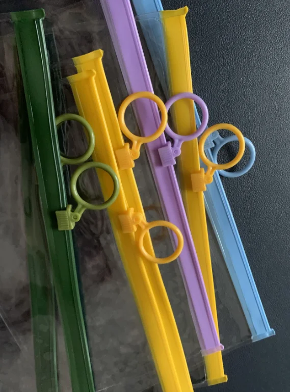 Custom Plastic Bag With Logo Clear Frosted Zipper Jewelry Pocket Dust Bags Small Packaging Bags For Jewelry Pvc/EVA Pouch