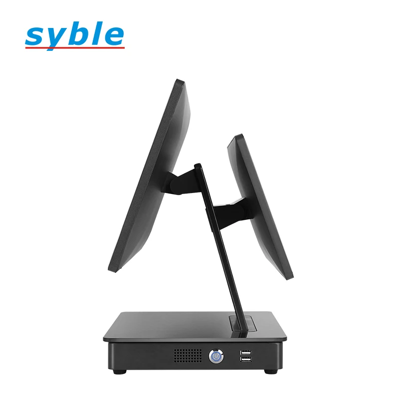 XB-S82 Desktop cash register LCD touch screen Dual screen multi-angle adjustment  Long life POS system