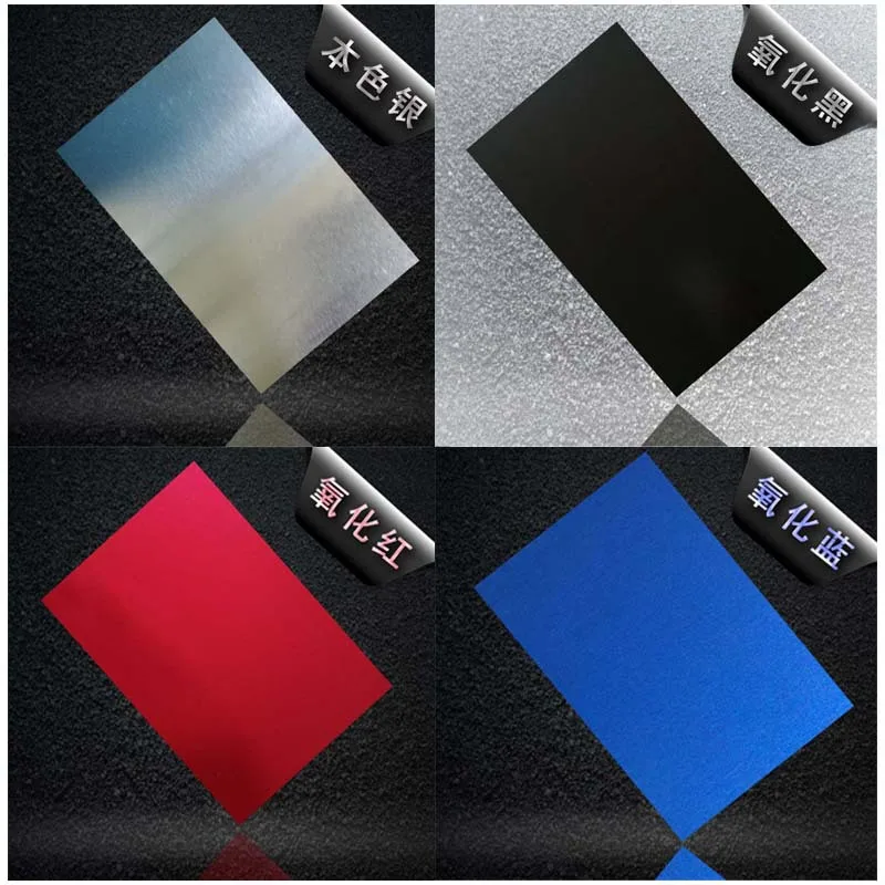 ISO Customized Black Anode Stainless Steel and Aluminum Label Laser Marking Material for Logo Durable Metal Product