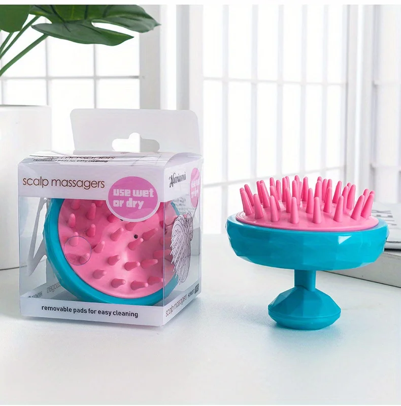 Korean hair wash product High quality Rolencos Scalp Massager Shampoo Brush good durable and portability