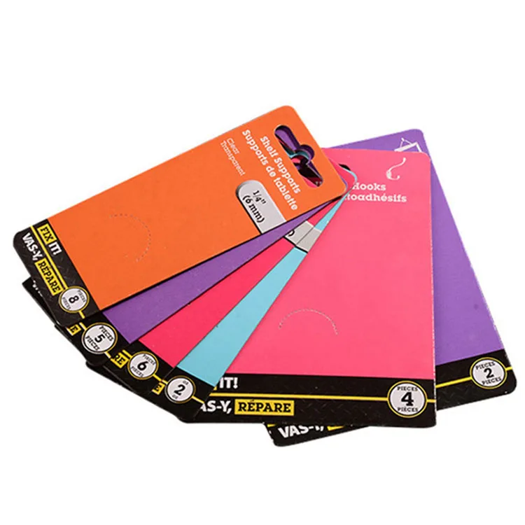 Custom Offset Printing Insert Card Packaging Hanging Display Die Cut Laminated Business  Product Backer Slide Blister Card