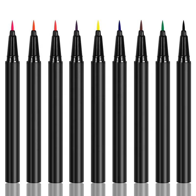 Cheap Eye Liner Pen Custom Eyeliner Colored Eyeliner Pencils Neon Eyeliner Private Label