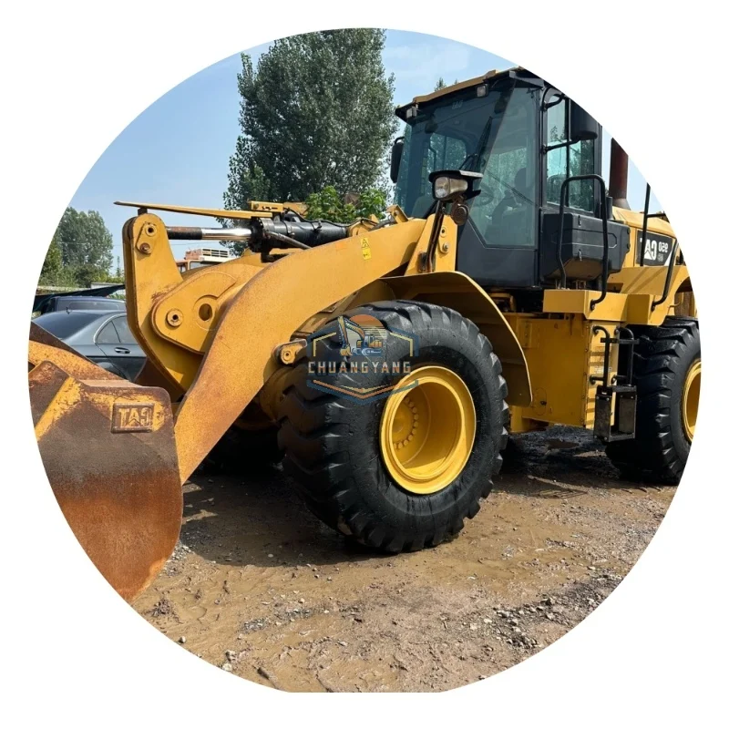 Used Caterpillar 950GC 966H 950H Wheel Loader Original Cat Engine Kawasaki Various Scenarios Front Loader Construction Equipment