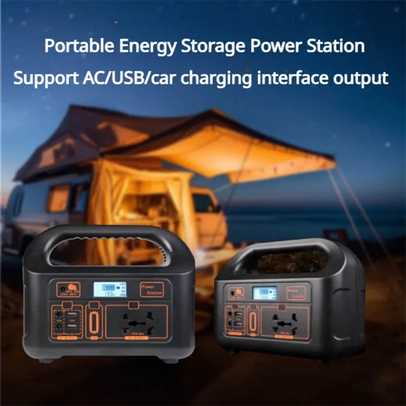 Solar Power Station 150W 144WH Home Outdoor Portable Modified Wave Inverter Supports AC/U-SB/Car Charging Interface Output