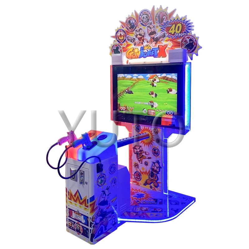 2022 Most popular Gun Bullet X Arcade Gun Machine For Sale|Buy Cheap shooting arcade machines Made In China