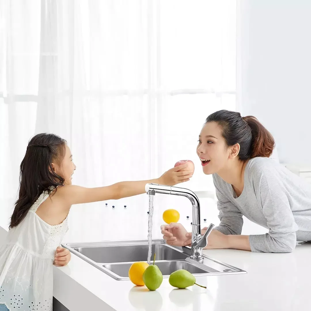 Dabai Multifunction 360 Degree Rotation Bathroom Basin Sink Kitchen Pull Out Faucets