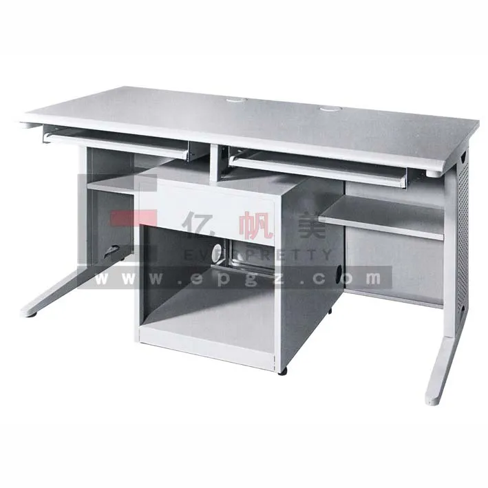 Office Furniture Computer Desk with CPU Holder and Keyboard Tray for Student