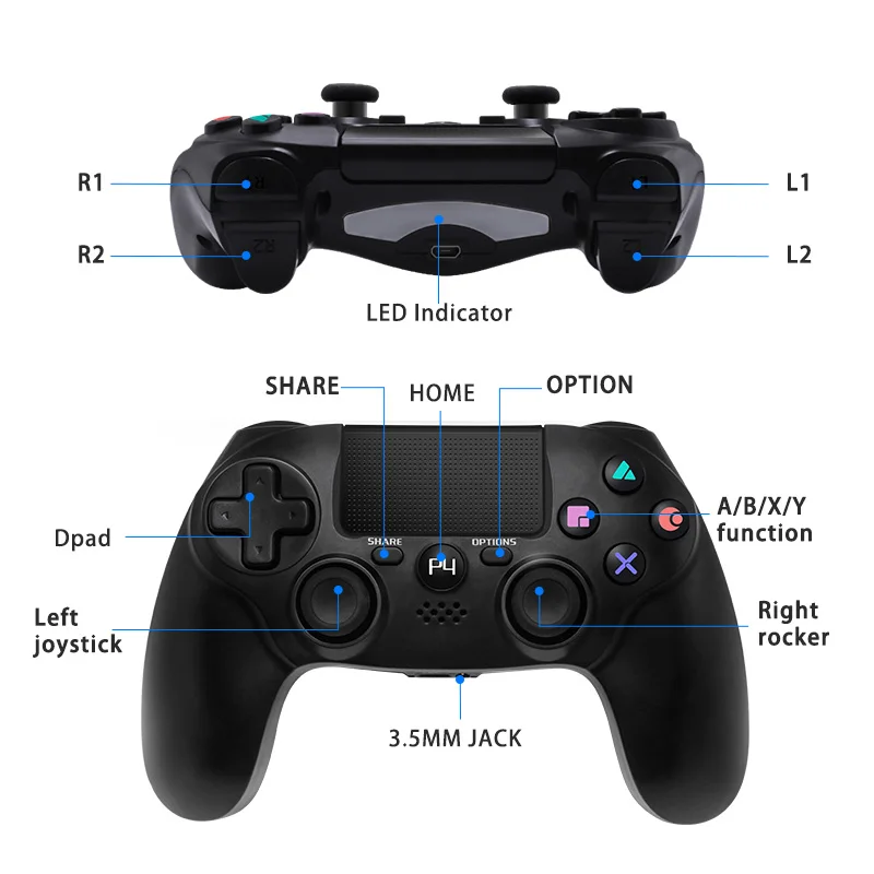 Мобильный игровой контроллер Xbox one Pubg и беспроводной для Android Ps4 видео ПК смартфона триггерный пульт дистанционного управления джойстик и игровой контроллер