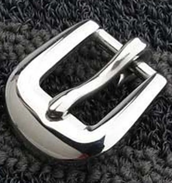 High quality inner width 15mm 1.5cm stainless steel customized single prong metal pin belt buckle
