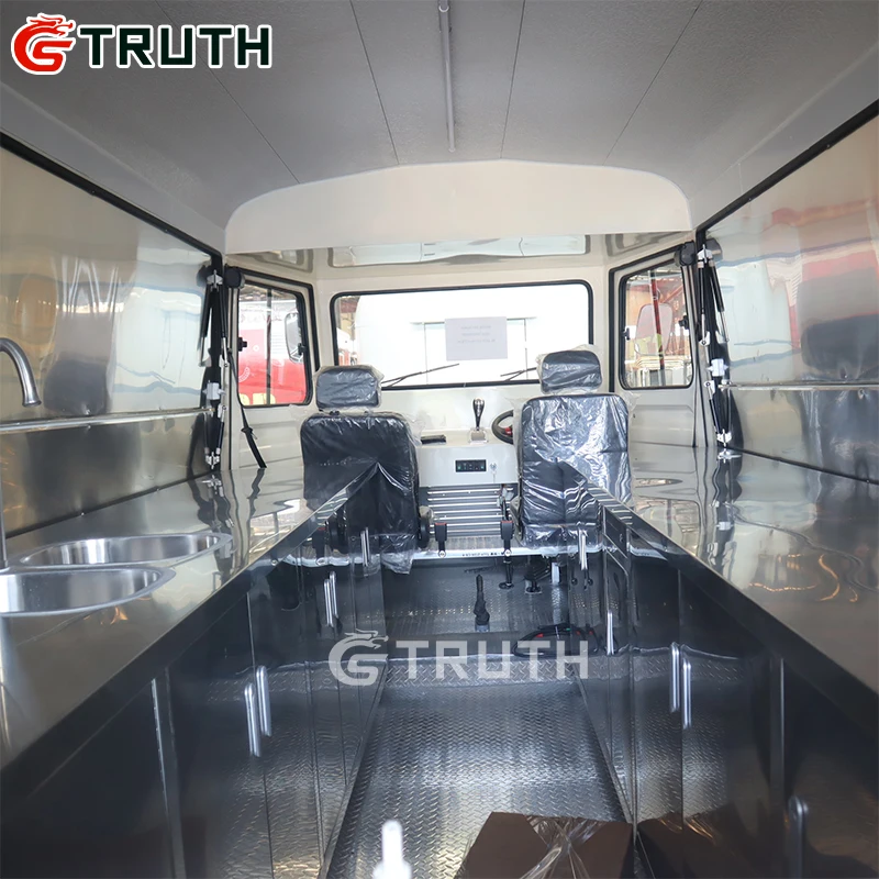 Large Drivable Bbq Bakery Coffee Trailer vintage foodTrucks Catering Electric Food Van Truck