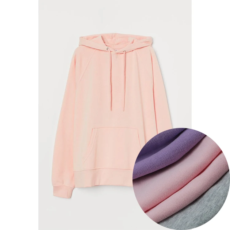 KF1123 91%poly 9%spandex 360gsm micro suede Knit Double Side Brushed One Side Anti Pilling Polar Fleece Fabric