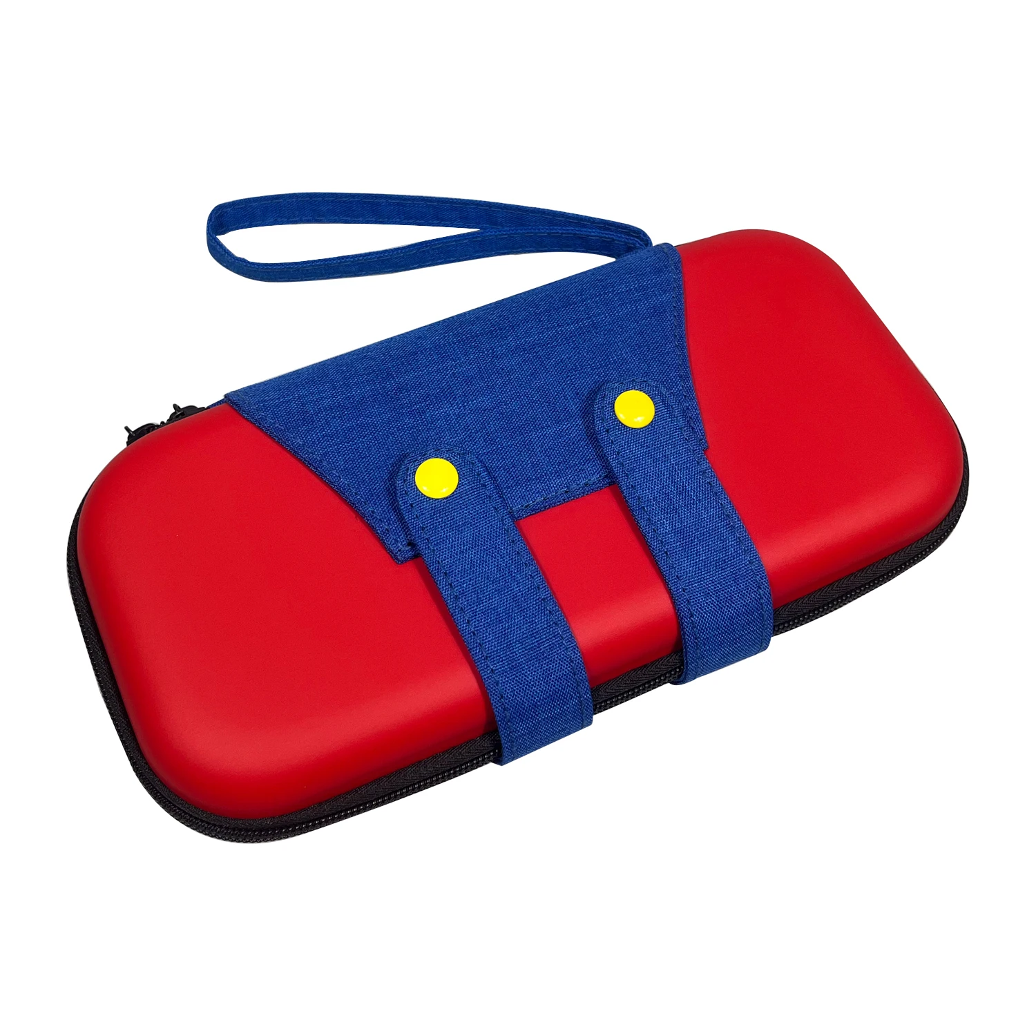 Mario Hard Shell Case For Switch  Red&Blue Eva Carrying Storage Case Dust Proof Shock Proof Portable Protect Case