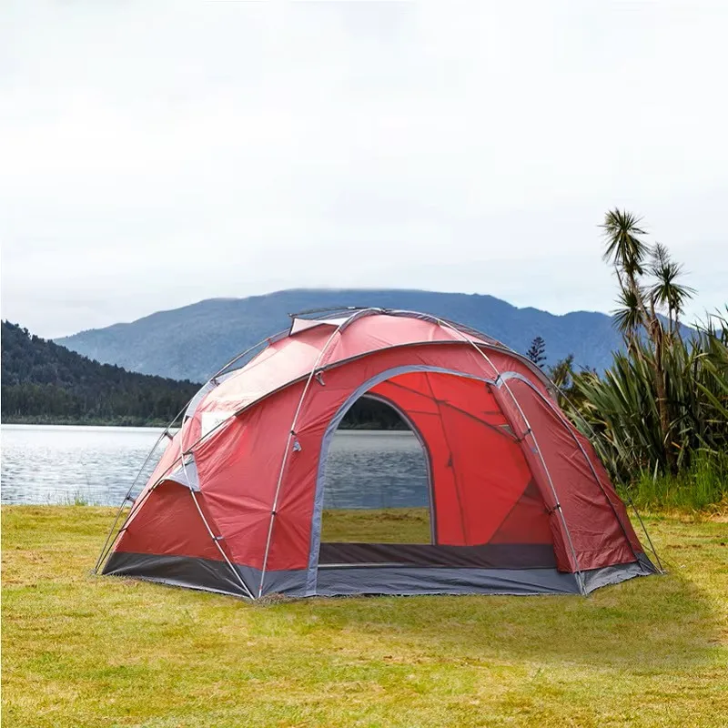 Glamping dome tent customized high quality mountaineering tents with spherical structure sunproof waterproof hiking tent
