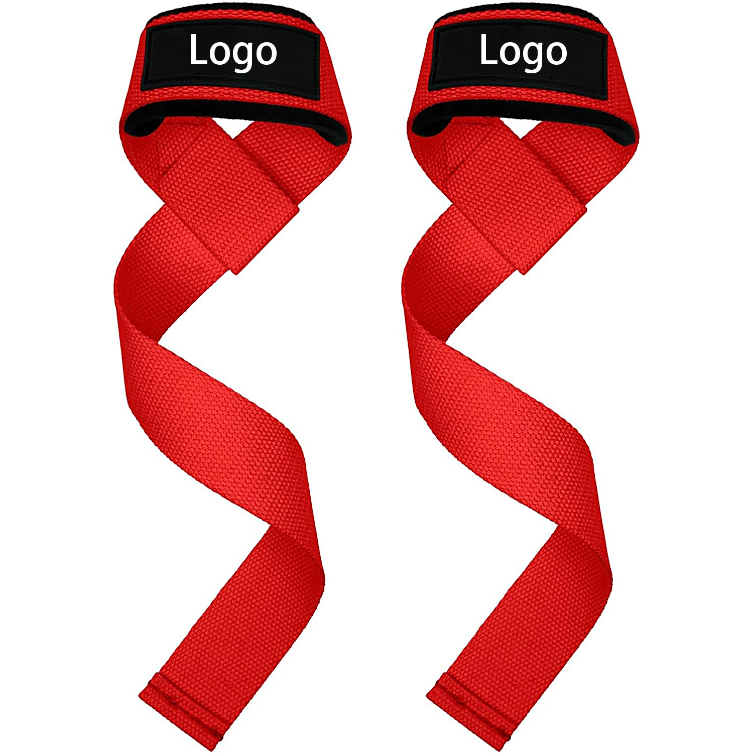 Wholesale Black Heavy Duty Gym Polyester Lifting Protection Wrist Wraps Straps Weightlifting