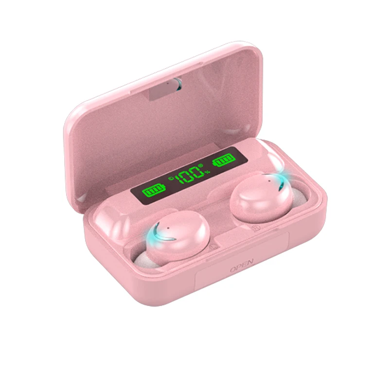 2000 мАч Power Bank F9 F9-5 F9-5C дешевые наушники-вкладыши Tws с настоящие беспроводные наушники IPX7 водонепроницаемый гарнитура Bluetooth наушники