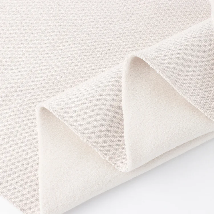 Boran Textile Anti Pill Fleece Hoodie Fabric Polyester/Cotton CVC TC Knit French Terry Fleece Fabrics For Clothing