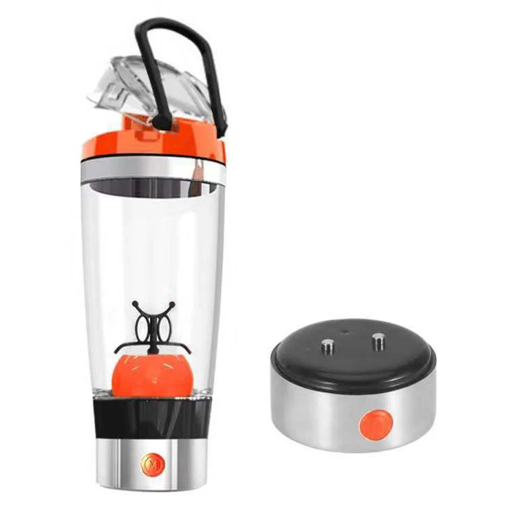 2023 Rechargeable Portable USB Protein Shaker Electric 450ml Magnetic Power Bottle Mixer