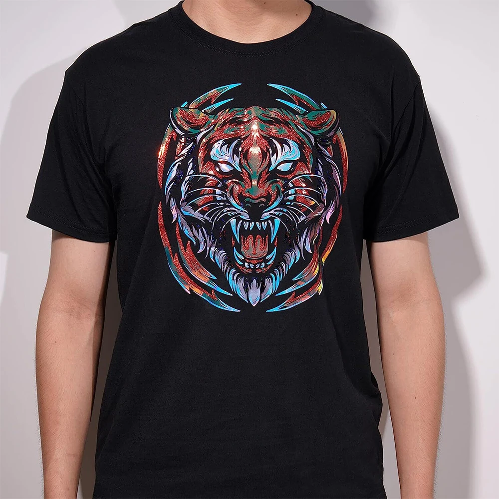 Custom Logo 5 Yard Gold Black HTV Glitter Heat Transfer Vinyl Roll Sheets For Cricut Silhouette Plotter various color