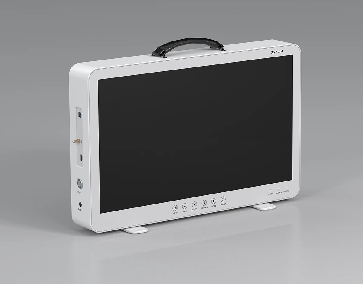 Все в одном 27 дюймов 4k Hd 1080p портативная эндоскопическая видеокамера интегрированная со светодиодным источником света