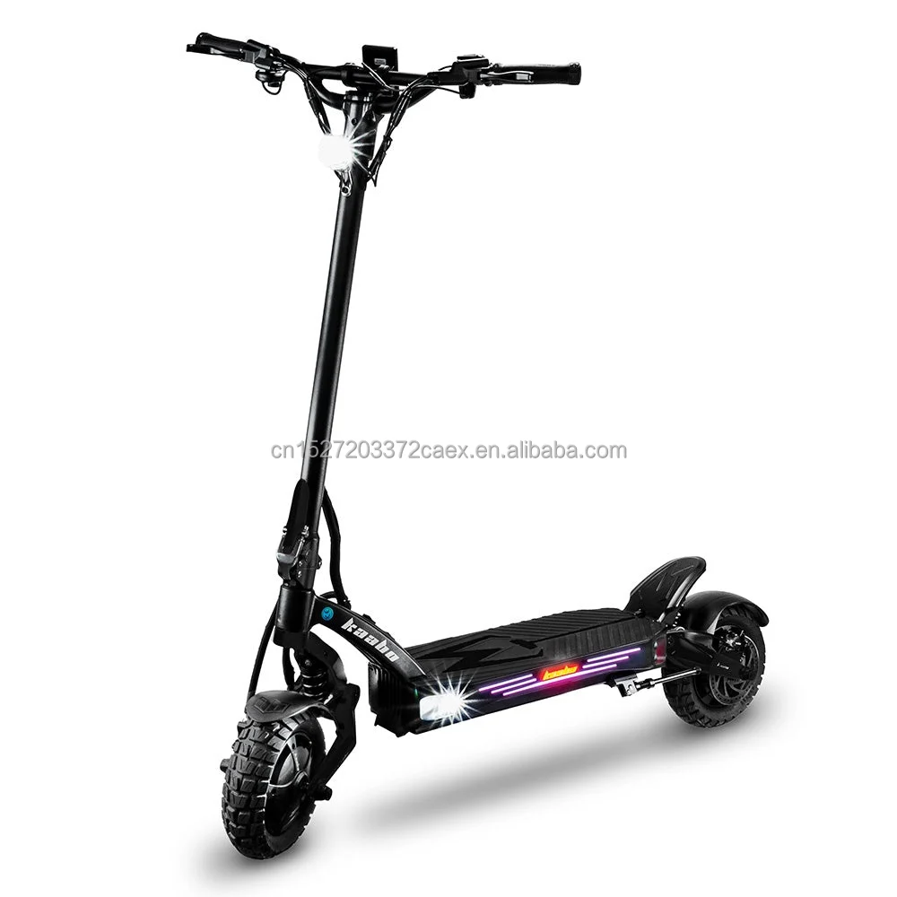 Электрический скутер Kaabo Mantis King GT 2200 Вт 60 В 24 Ач TFT синусоидальный сигнал двойной мотор скейтборд мощный складной для взрослых