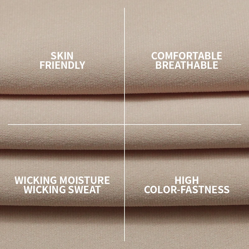 A3411 OEM ODM 4 Way Stretch Elastane 180GSM 89 Nylon 11 Spandex Single Jersey Knitted Fabric for Underwear