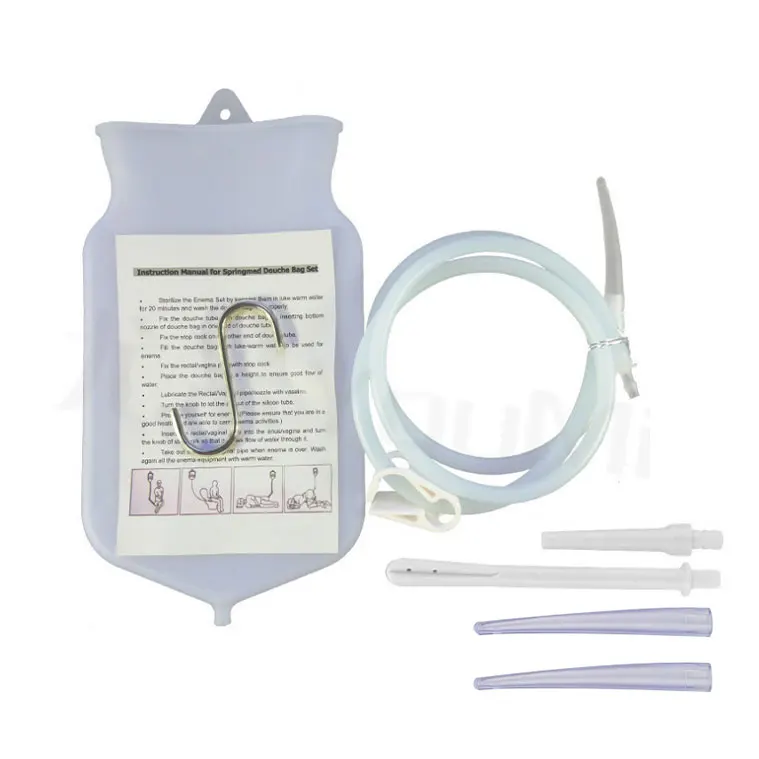 Clear pvc enema bag for Enema kit