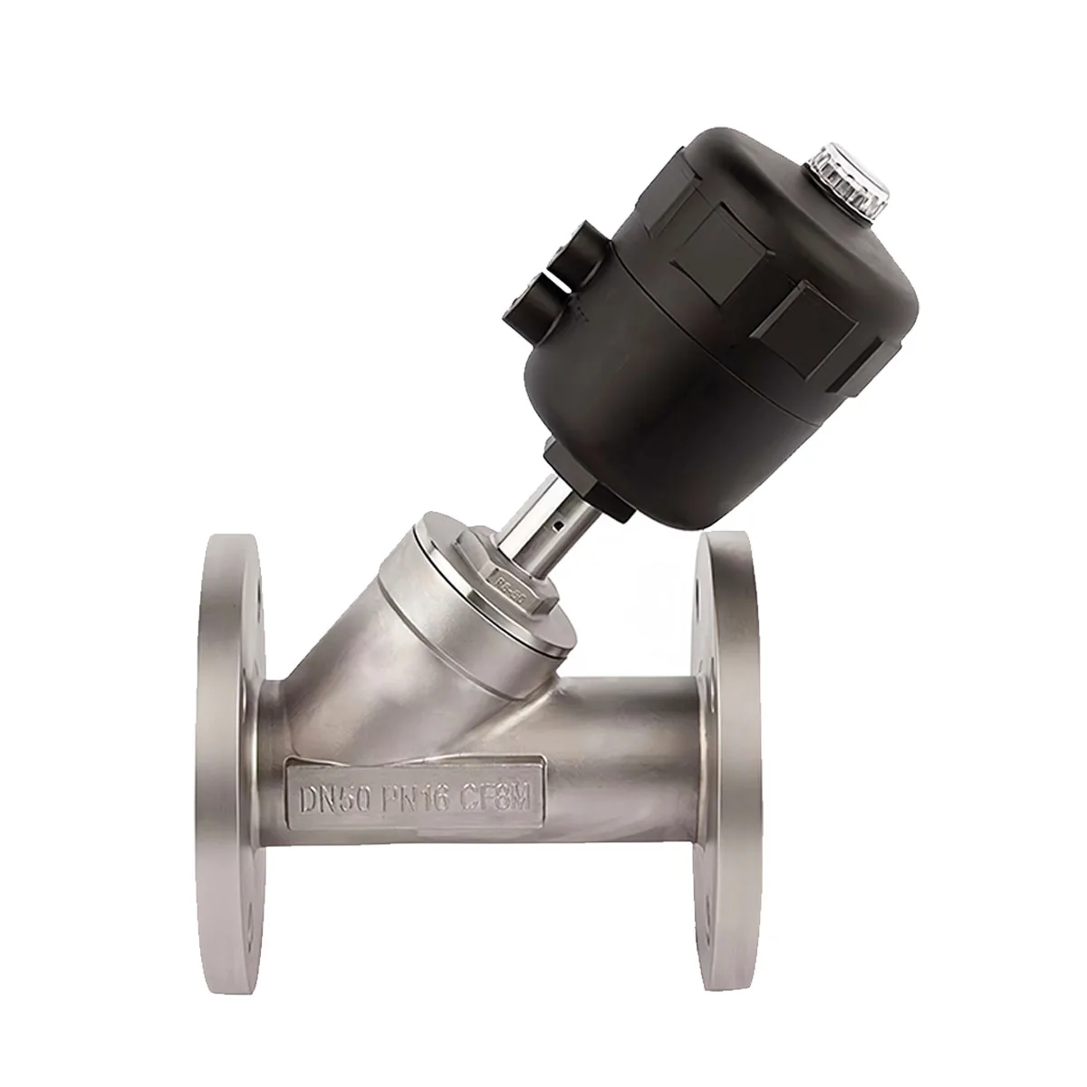 Оптовые шаровые клапаны фланцы с пластиковой головкой пневматические Угловые седельные при комнатной температуре