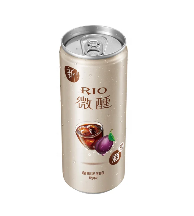 2022 Hot RIO Cocktail fruit Drink wine Pre-made Light Series 3%Vol syrup of plum rum Cocktail can Party Bar Holiday Family 330ml