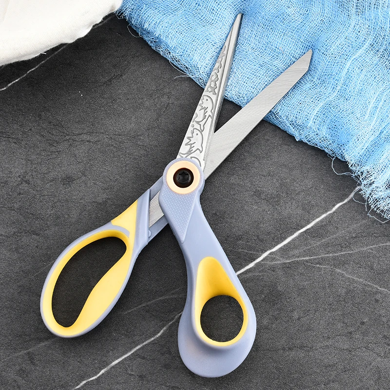 Premium Pp/Tpr Handle Household Kitchen Vegetable Chicken Bone Scissors