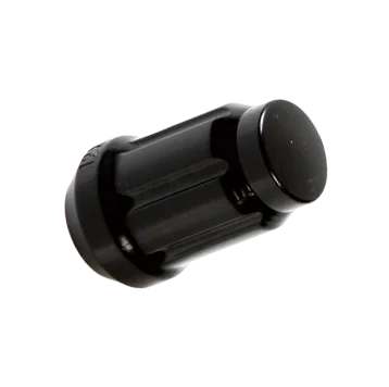 Black Chrome 3800 Wheel Lug Nuts Spline type with Key