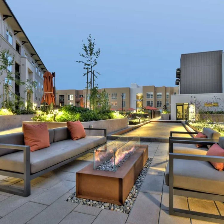 New Arrival Gas Campfire Outdoor Smokeless Fire Pit Table