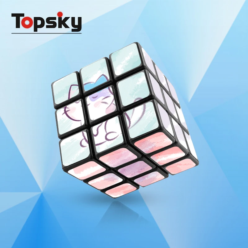 DIY free painting hand painted cube to inspire creative third orders cube children educational toys