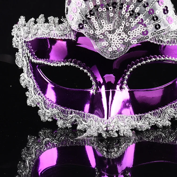 Halloween Peacock Mask Blindfold Female Ball Princess Supply Children Beauty Bar KTV Performance Props