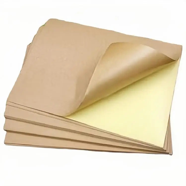 Kaililong Waterproof Factory-direct Customized-size Self Adhesive Kraft Label Sticker