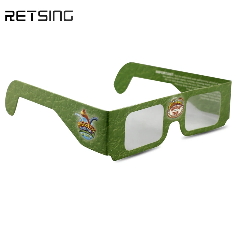 Cheaper Price Custom Logo Chromadepth Glasses Paper 3D Glasses