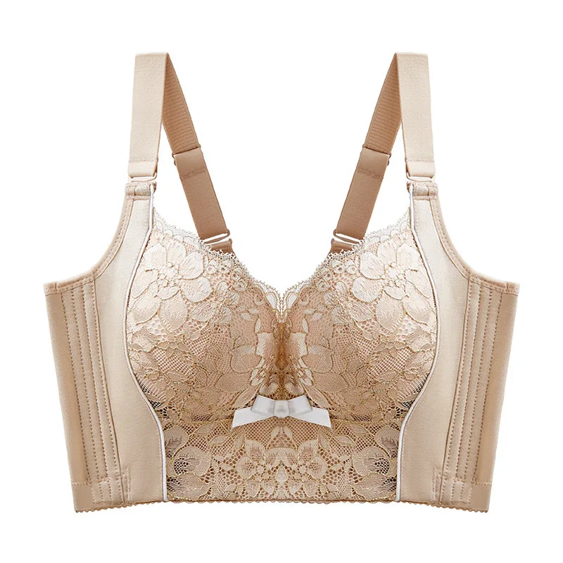 Lace Long Line Bras for Women Underwire Padded Lingerie Sexy Plus Size Underwear Corset Bras