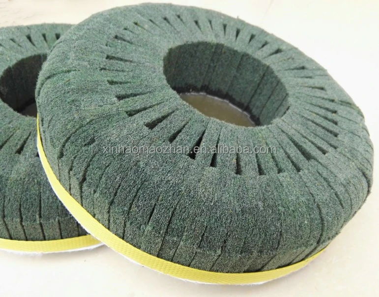Low Moq Stainless Steel Metal 100% Wool Fabric Felt Mirror Polishing Wheel Brush