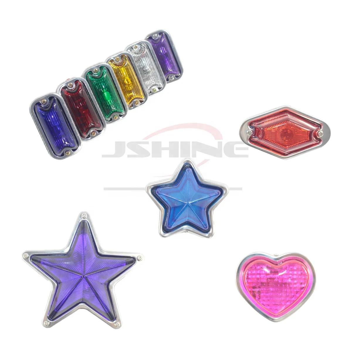 Universal Side Marker Glass Light for Pick up Truck Trailer Replacement for JET