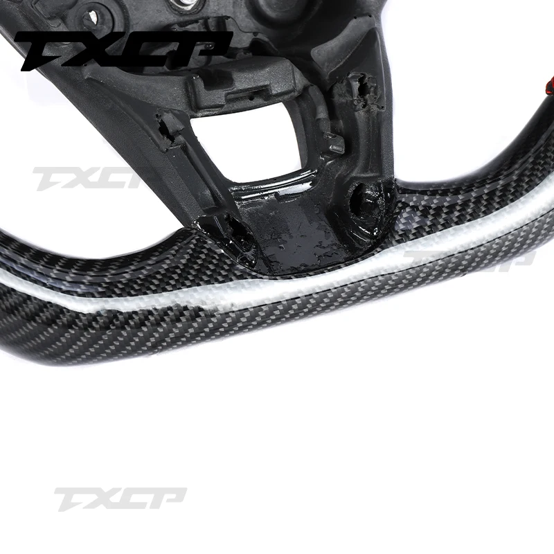 Fit For Fiesta Focus RS ST Forreth Edge Ranger Focus Mk2 Mk3 Mk4 Mk8 Carbon Fiber Steering Wheel